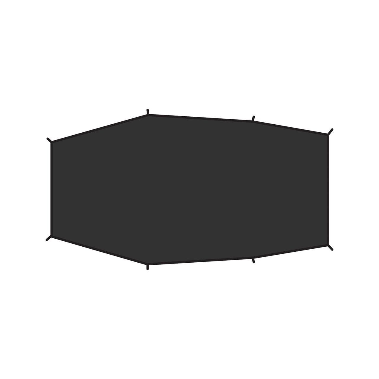 Fjällräven Lite 3 Footprint (Sort (BLACK/550))