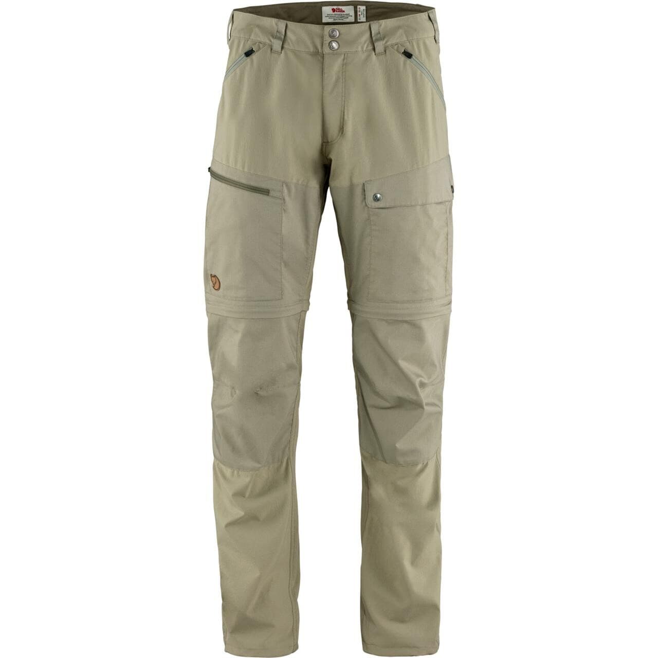 Fjällräven Mens Abisko Midsummer Zip Off Trousers (Grøn (SAVANNA-LIGHT OLIVE/235-622) 58)