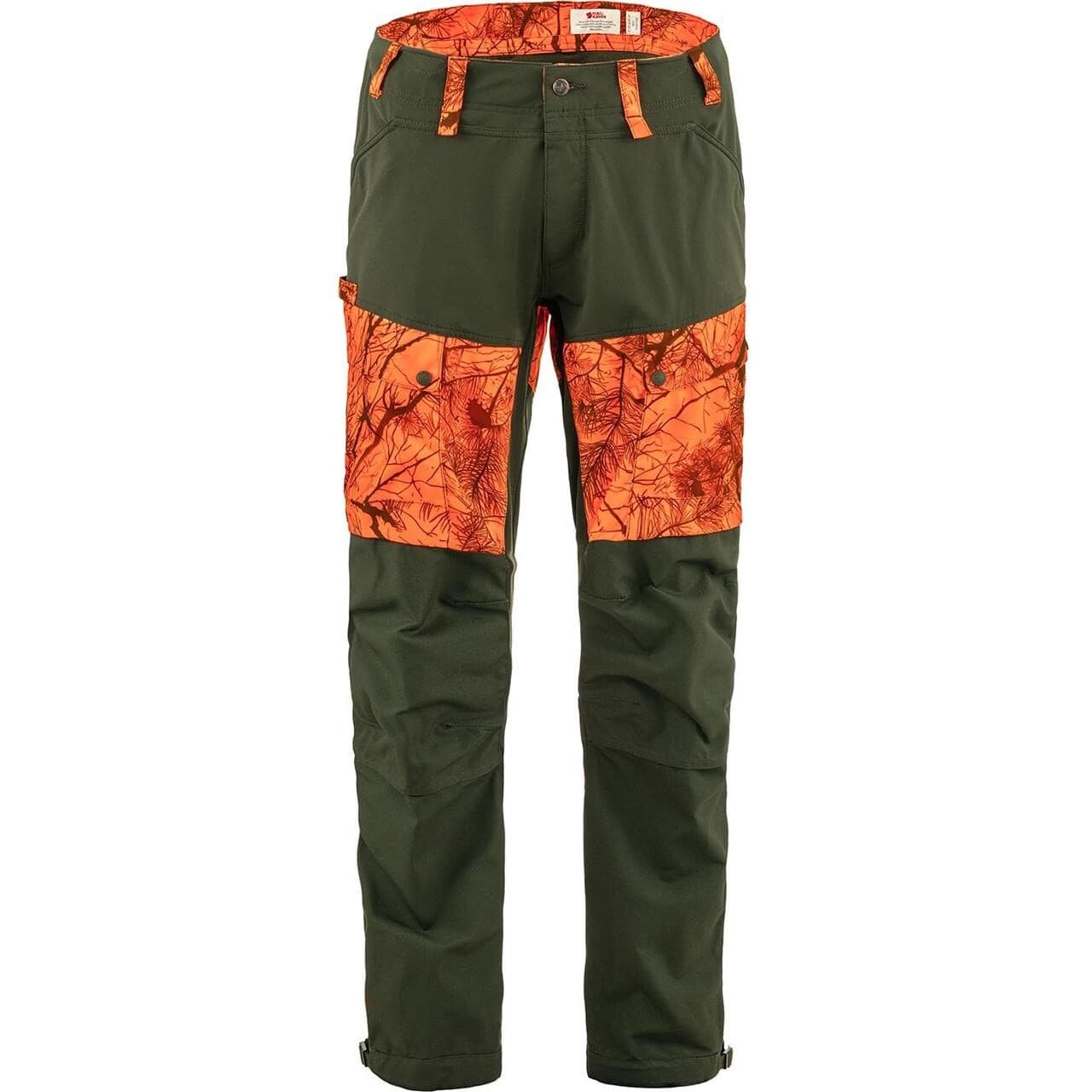 Fjällräven Mens Lappland Hybrid Trousers (Orange (ORANGE CAMO-DP FOREST/261-662) 44)