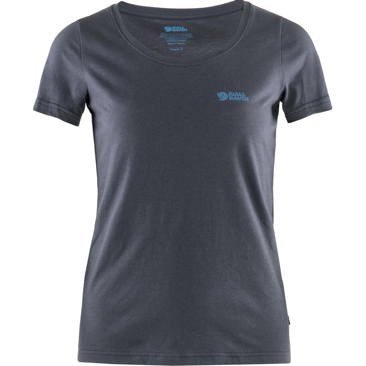Fjällräven Womens Fjällräven Logo T-shirt (Blå (NAVY/560) X-small)