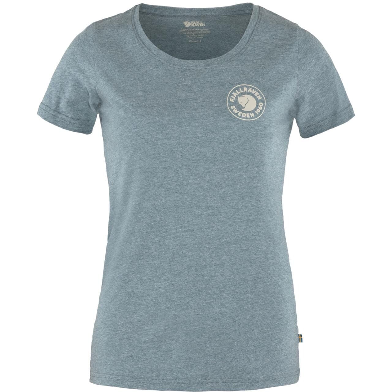 Fjällräven Womens 1960 Logo T-shirt (Blå (INDIGO BLUE-MELANGE/534-999) Medium)