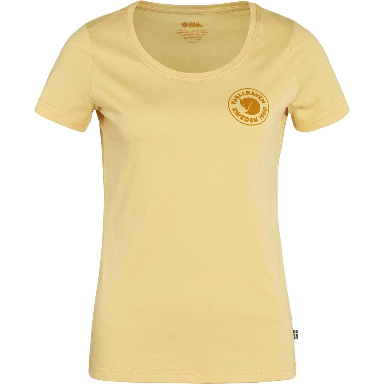 Fjällräven Womens 1960 Logo T-shirt (Gul (MAIS YELLOW/133) Small)