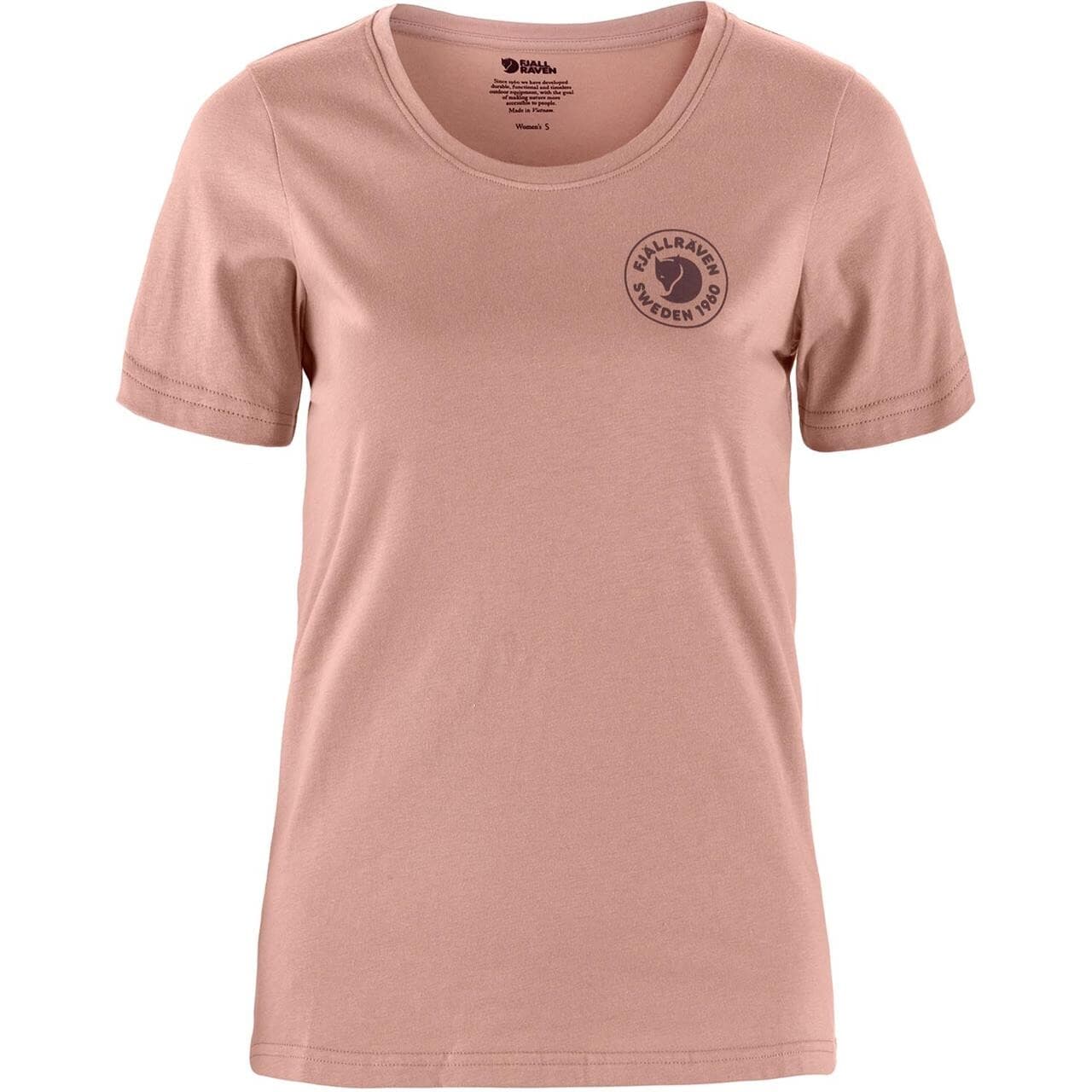 Fjällräven Womens 1960 Logo T-shirt (Lyserød (DUSTY ROSE/300) Small)
