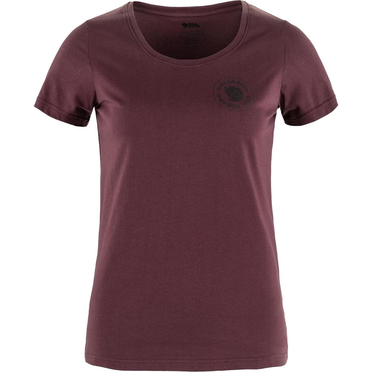 Fjällräven Womens 1960 Logo T-shirt (Rød (PORT/357) Large)