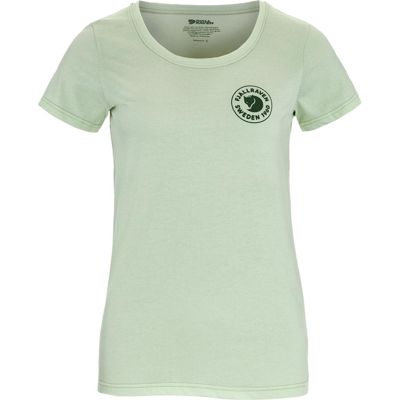 Fjällräven Womens 1960 Logo T-shirt (Grøn (SOFT JADE/637) XX-small)