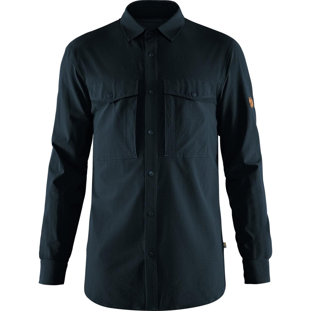 Fjällräven Mens Abisko Trekking Shirt (Blå (DARK NAVY/555) Medium)