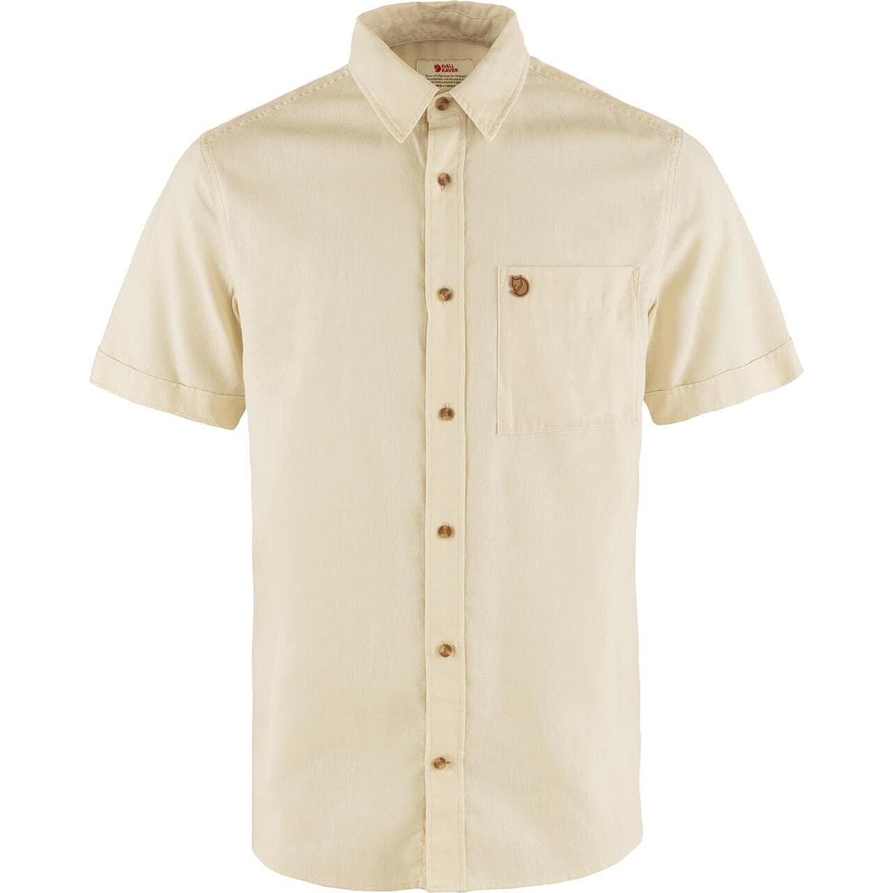 Fjällräven Mens Övik Travel Shirt S/S (Hvid (CHALK WHITE/113) XX-large)