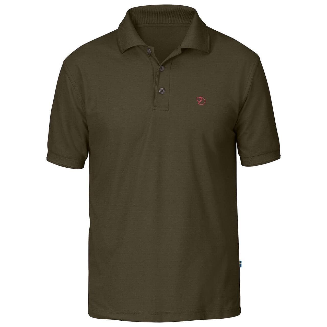 Fjällräven Mens Crowley Pique Shirt (Grøn (DARK OLIVE/633) Small)