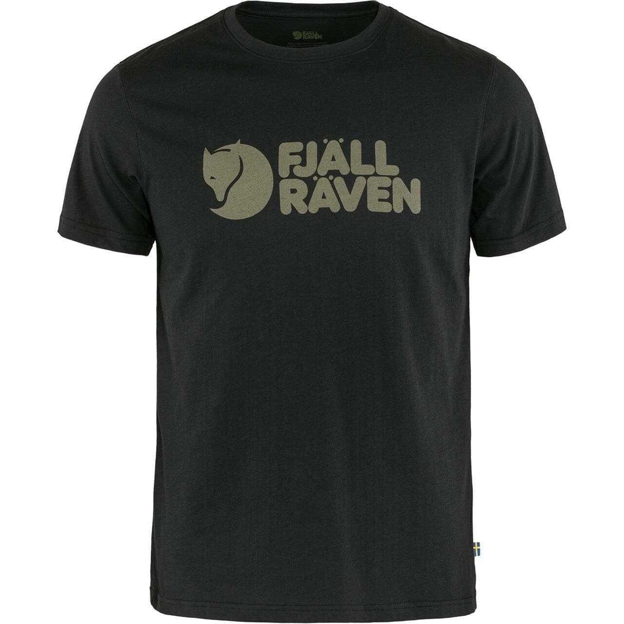 Fjällräven Mens Fjällräven Logo T-shirt (Sort (BLACK/550) Large)