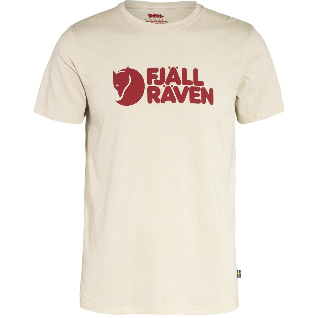 Fjällräven Mens Fjällräven Logo T-shirt (Hvid (CHALK WHITE/113) Small)