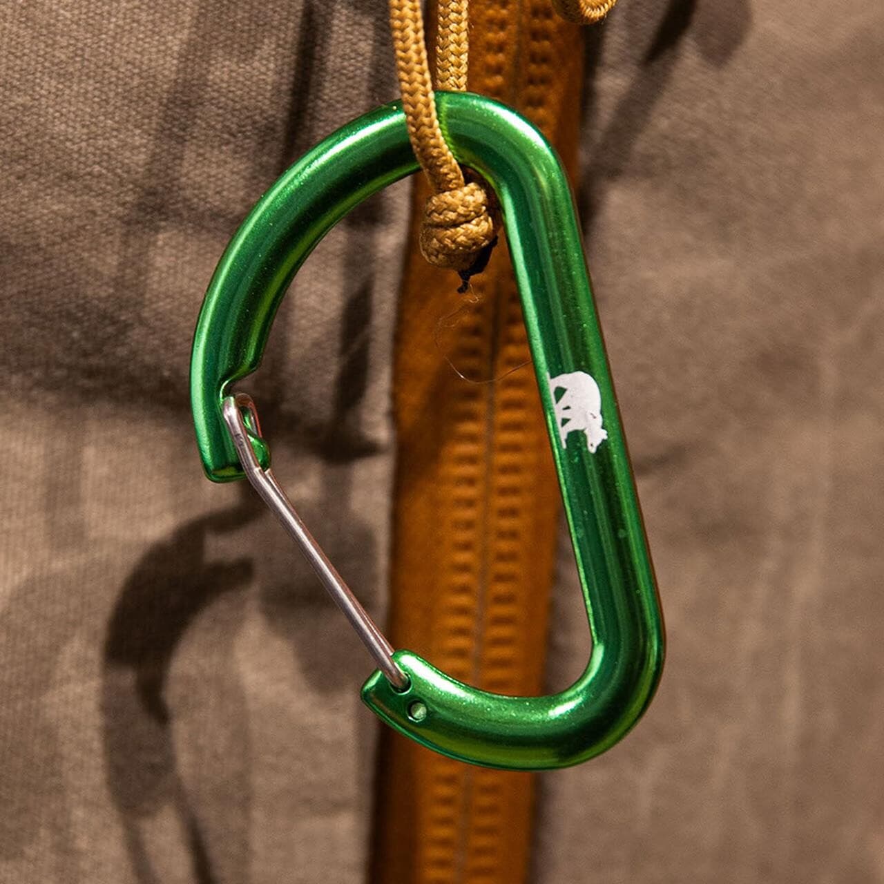 Friluftsland Logo Carabiner 70mm (Blå (BLUE))