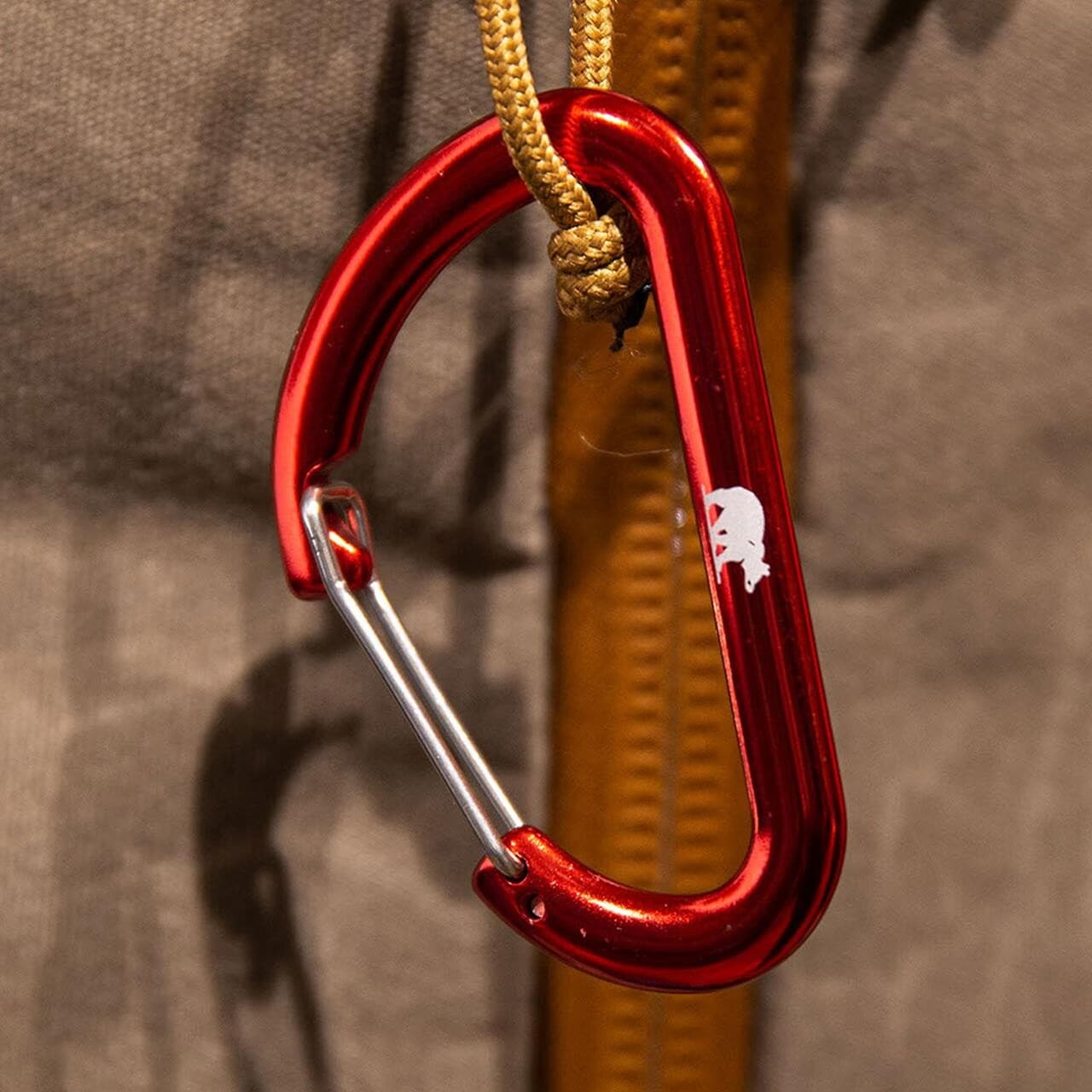 Friluftsland Logo Carabiner 70mm (Rød (RED))