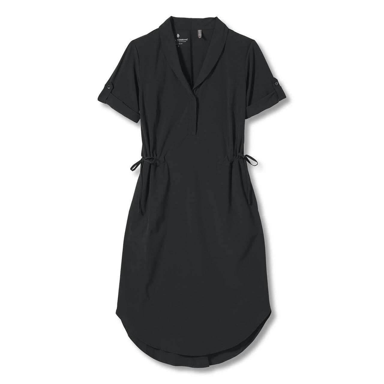 Royal Robbins Womens Spotless Traveler Dress S/S (Sort (JET BLACK) X-large)