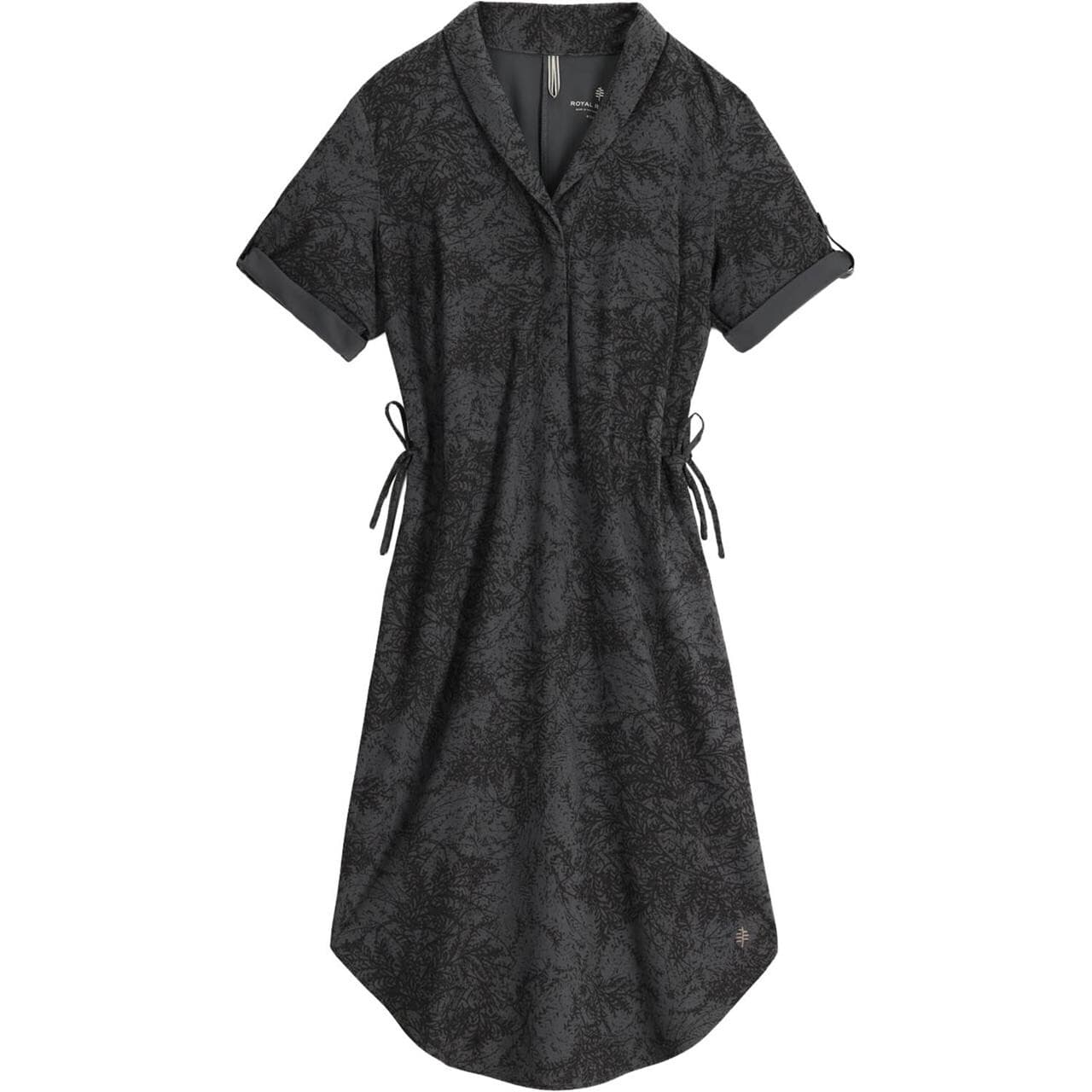Royal Robbins Womens Spotless Traveler Dress S/S (Grå (ASPHALT FERN PT) X-small)
