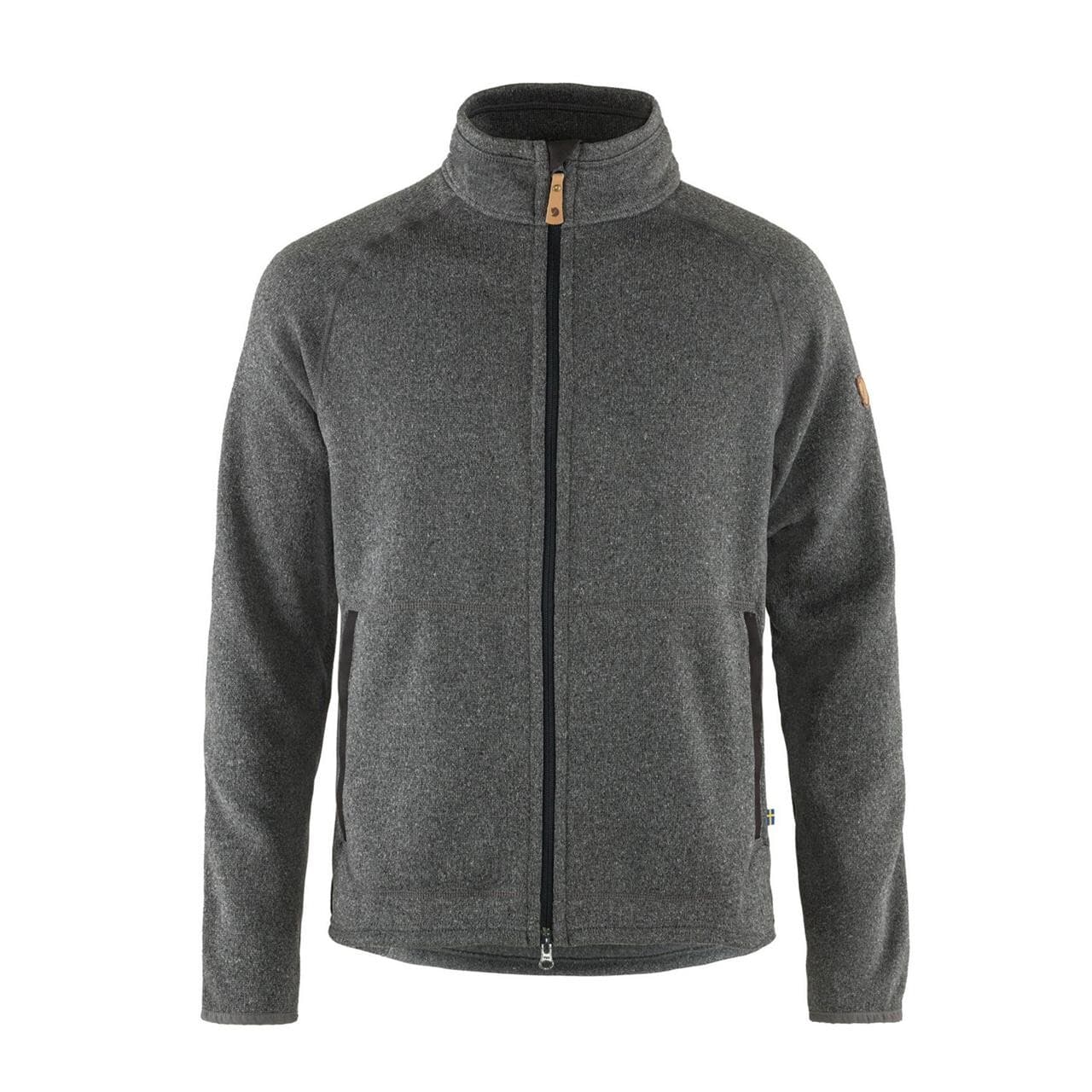 Fjällräven Mens Övik Fleece Zip Sweater (Grå (DARK GREY/030) Small)