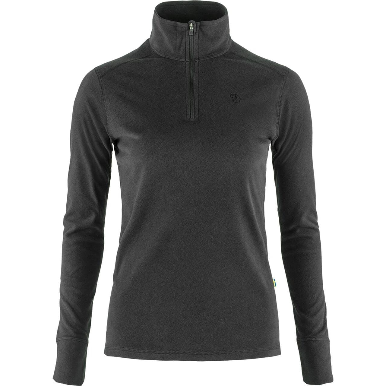 Fjällräven Womens Skare Half Zip (Grå (DARK GREY/030) XX-small)