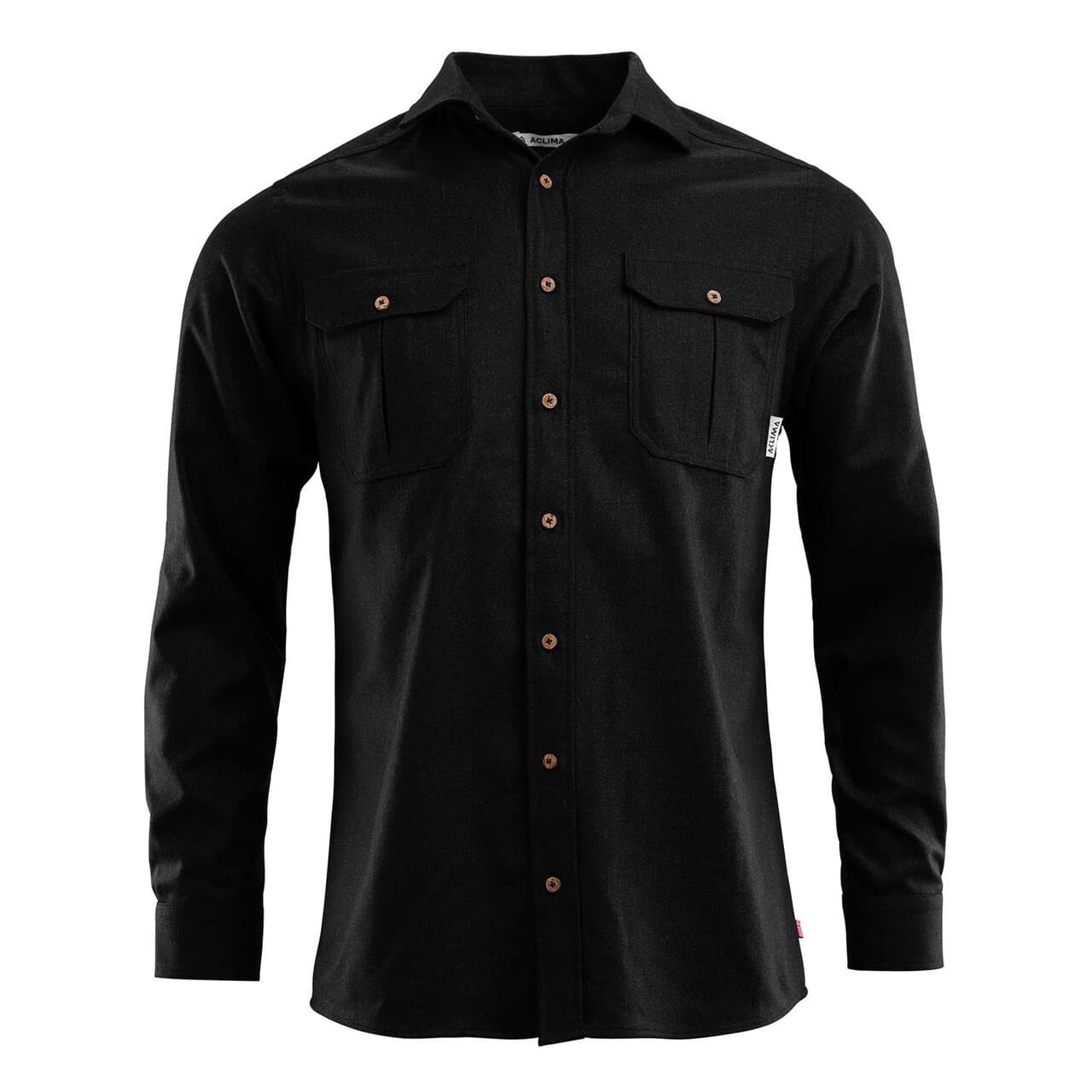 Aclima Mens Leisurewool Reborn Woolshirt (Grå (DARK GREY MELANGE) XXX-large)