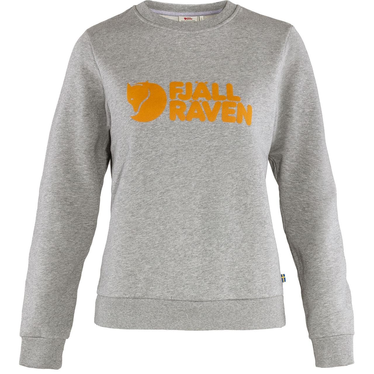 Fjällräven Womens Fjällräven Logo Sweater (Grå (GREY-MELANGE/020-999) X-small)