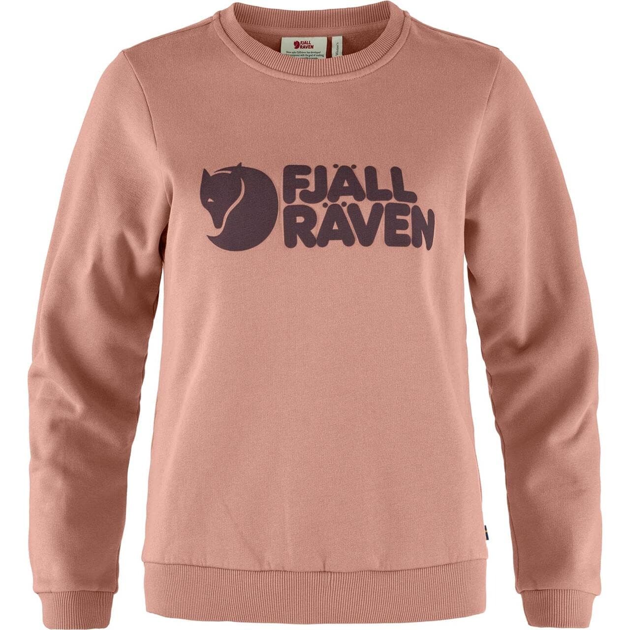 Fjällräven Womens Fjällräven Logo Sweater (Lyserød (DUSTY ROSE-PORT/300-357) Large)