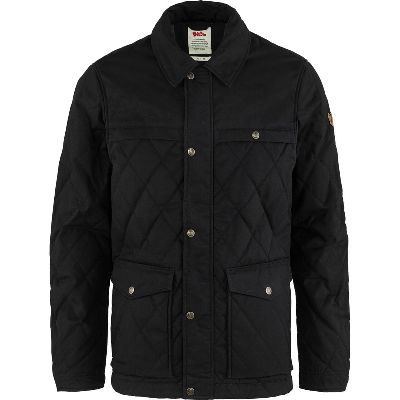 Fjällräven Mens Övik Wool Padded Jacket (Sort (BLACK/550) Medium)