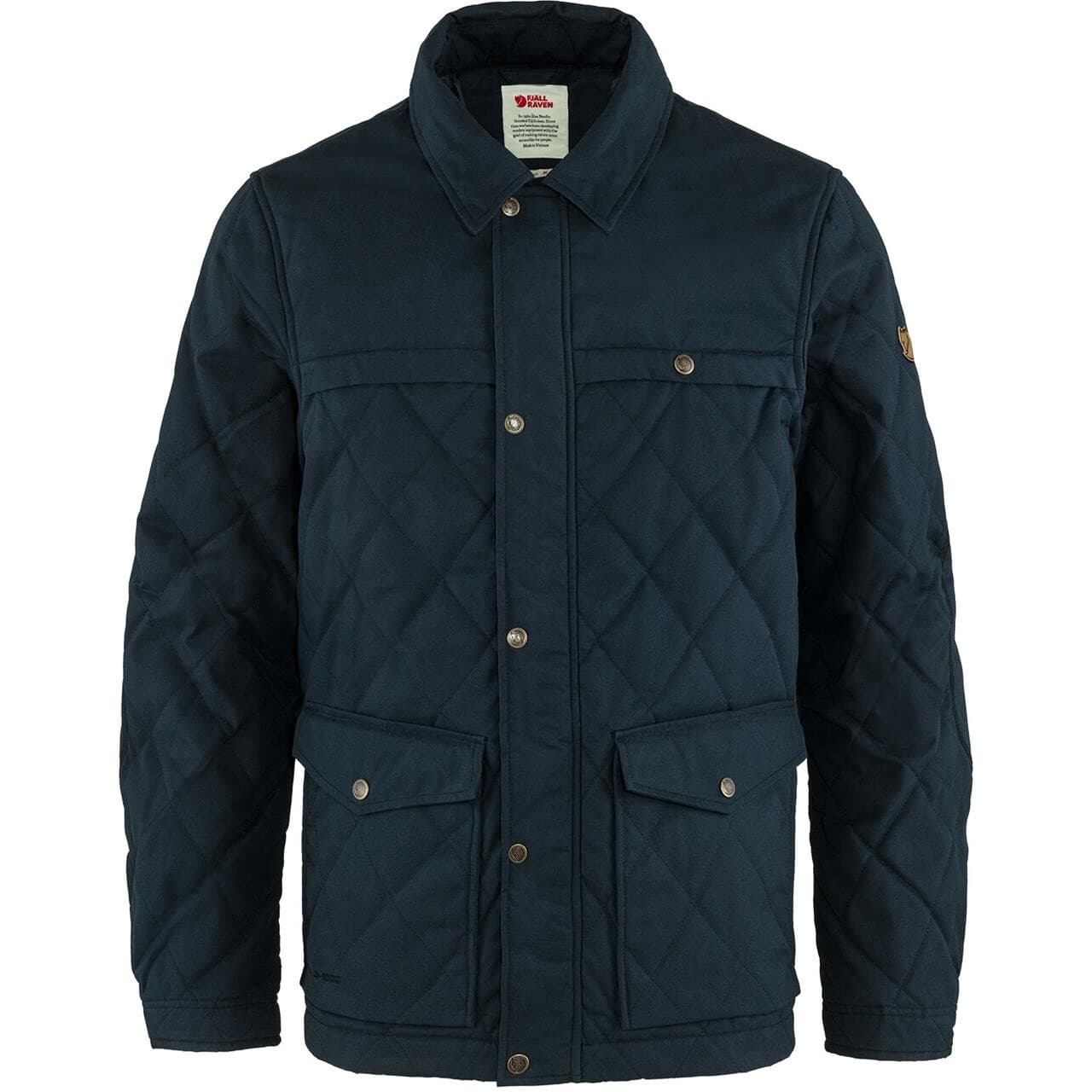 Fjällräven Mens Övik Wool Padded Jacket (Blå (DARK NAVY/555) X-large)