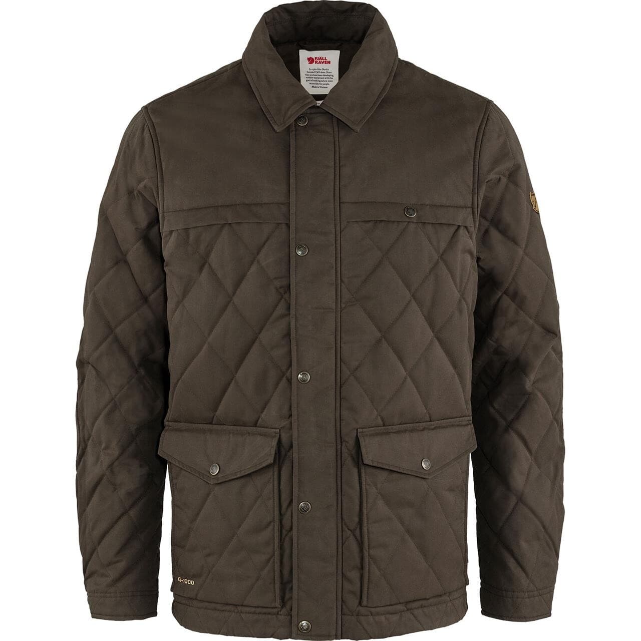 Fjällräven Mens Övik Wool Padded Jacket (Grøn (DARK OLIVE/633) Small)