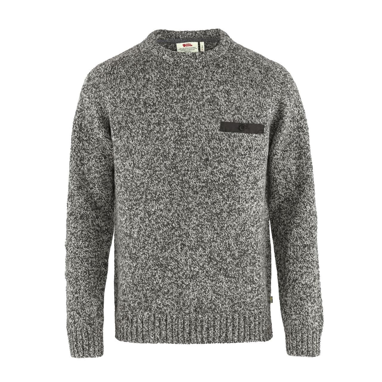 Fjällräven Mens Lada Round-neck Sweater (Grå (GREY/020) Small)