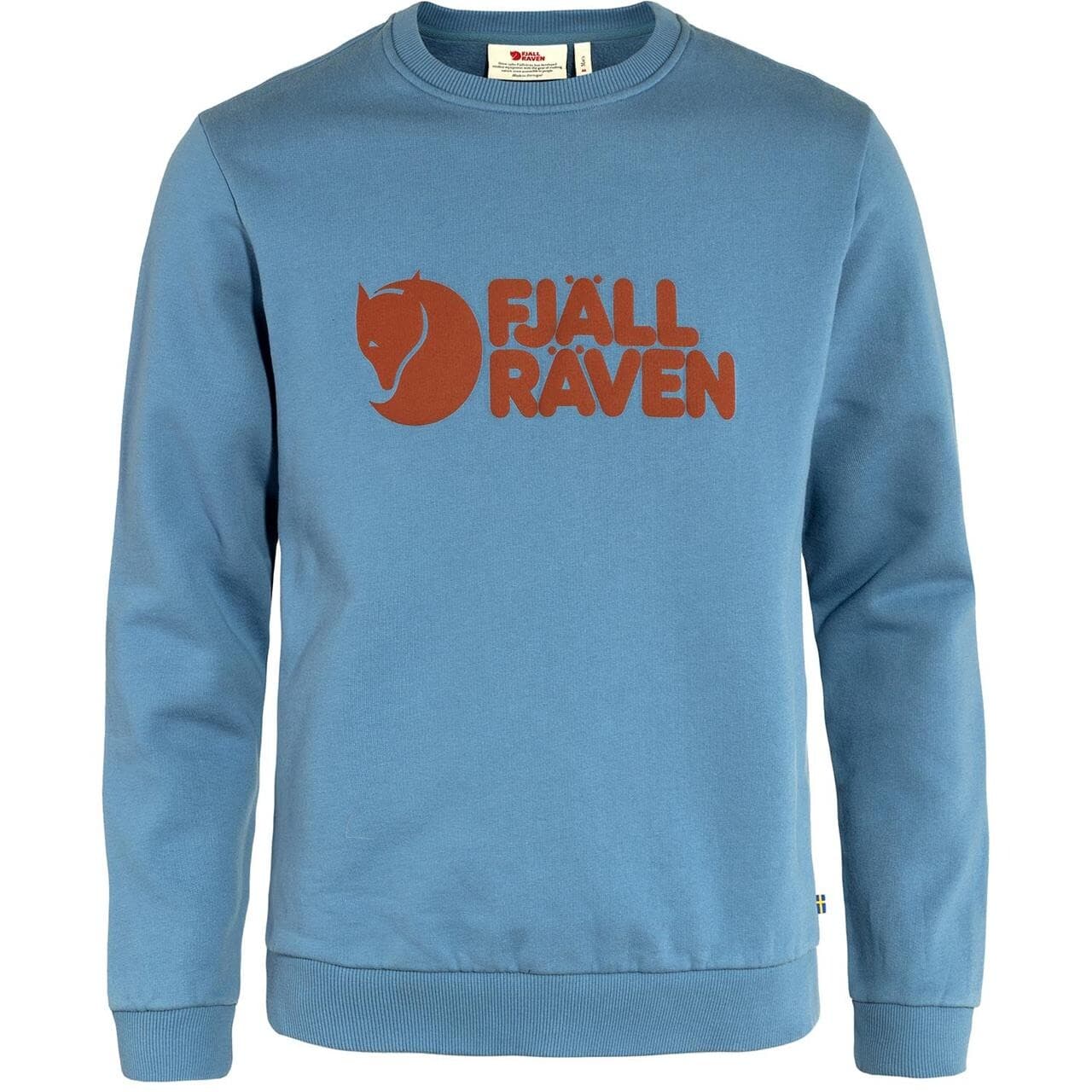 Fjällräven Mens Fjällräven Logo Sweater (Blå (DAWN BLUE/543) Small)