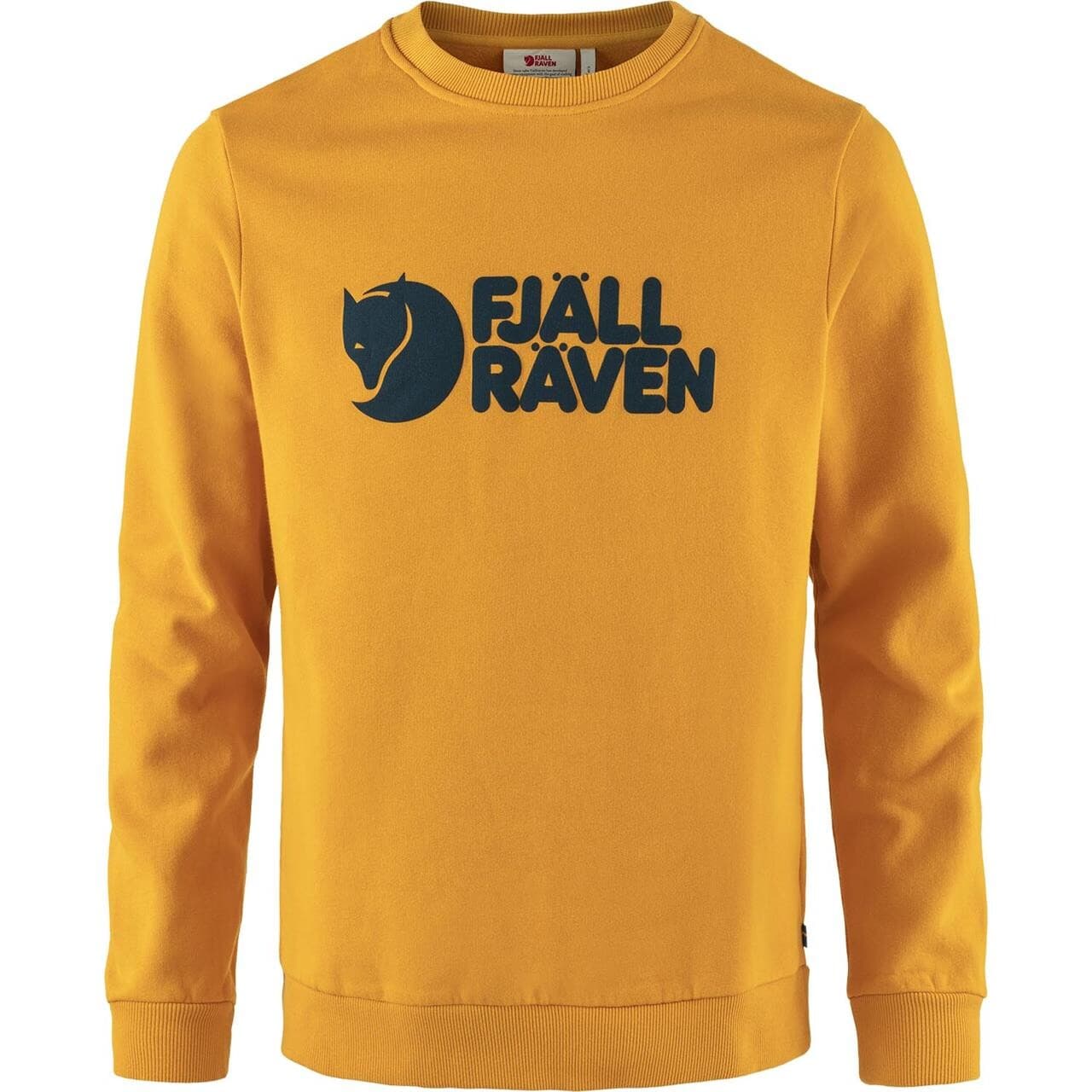 Fjällräven Mens Fjällräven Logo Sweater (Gul (MUSTARD YELLOW/161) Small)