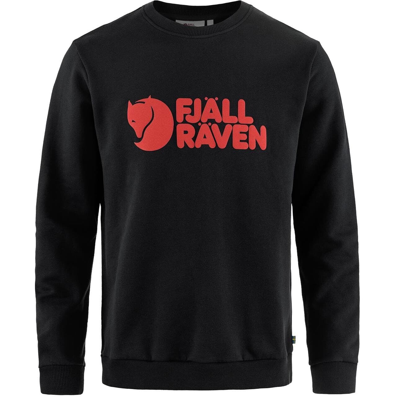 Fjällräven Mens Fjällräven Logo Sweater (Sort (BLACK/550) X-large)