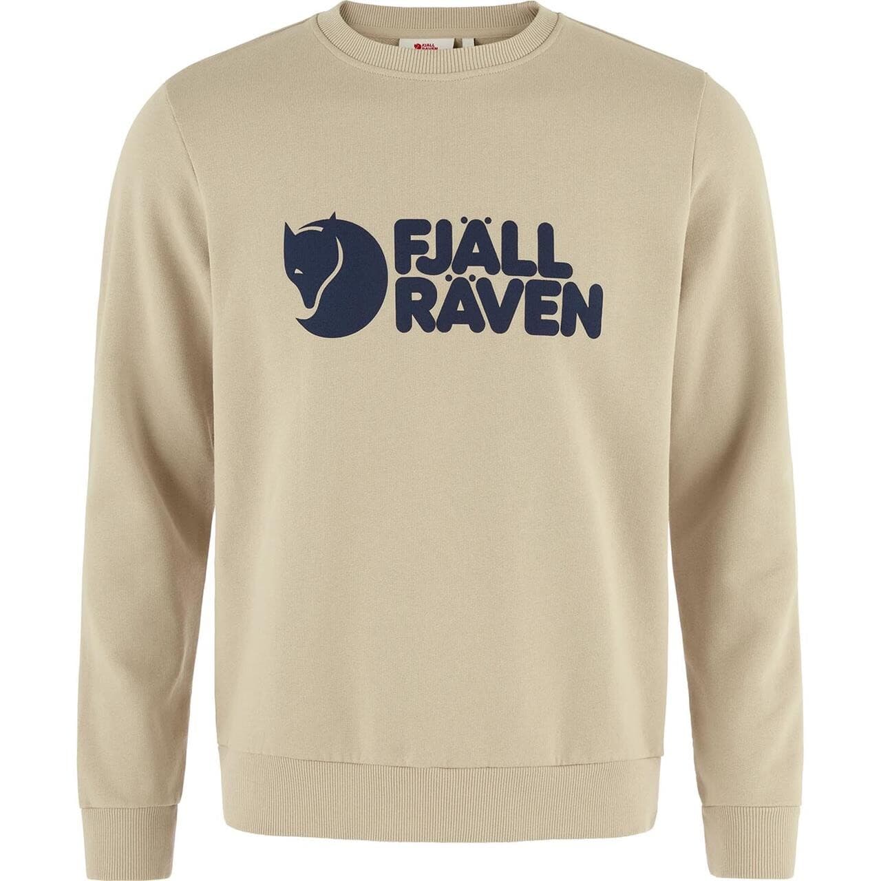 Fjällräven Mens Fjällräven Logo Sweater (Beige (FOSSIL/118) Medium)
