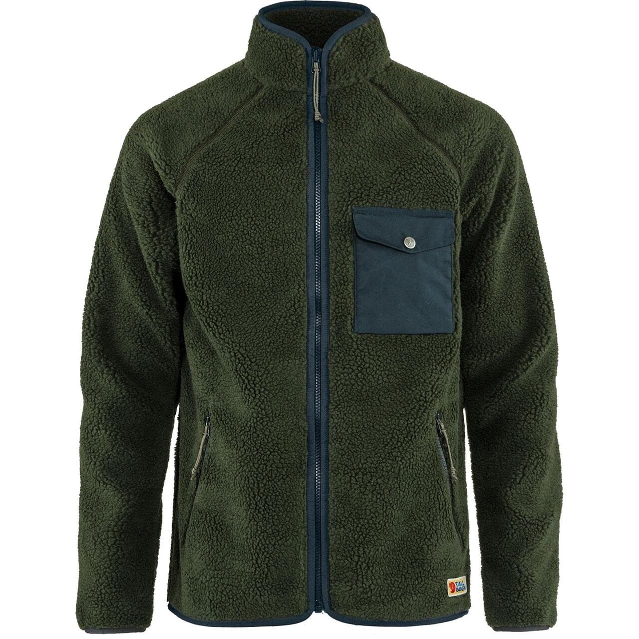 Fjällräven Mens Vardag Pile Fleece (Grøn (DEEP FOREST/662) X-large)