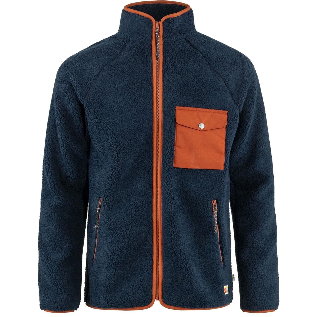 Fjällräven Mens Vardag Pile Fleece (Blå (NAVY-AUTUMN LEAF/560-215) Medium)