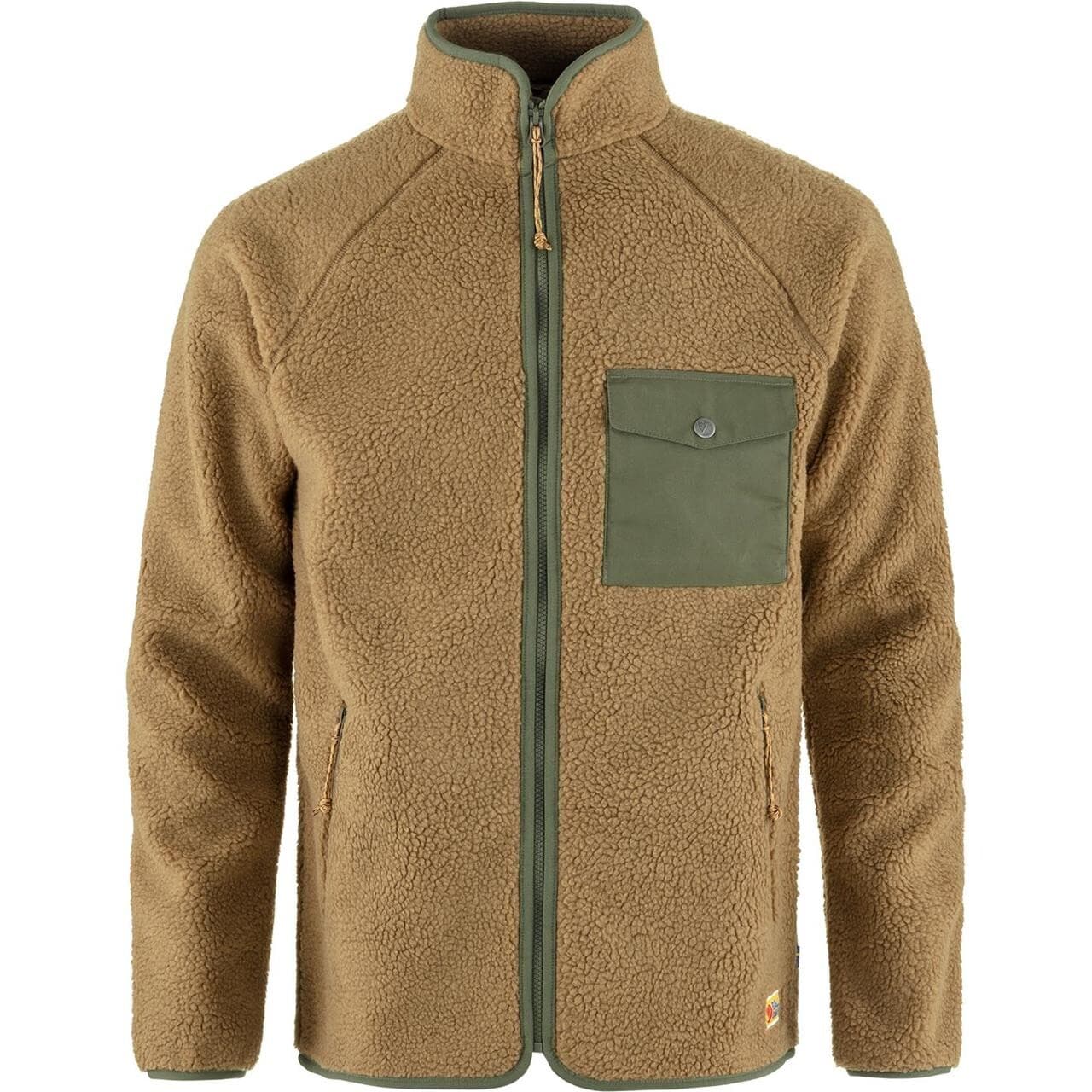 Fjällräven Mens Vardag Pile Fleece (Brun (BUCKWHEAT-LAUREL GREEN/232-625) Small)