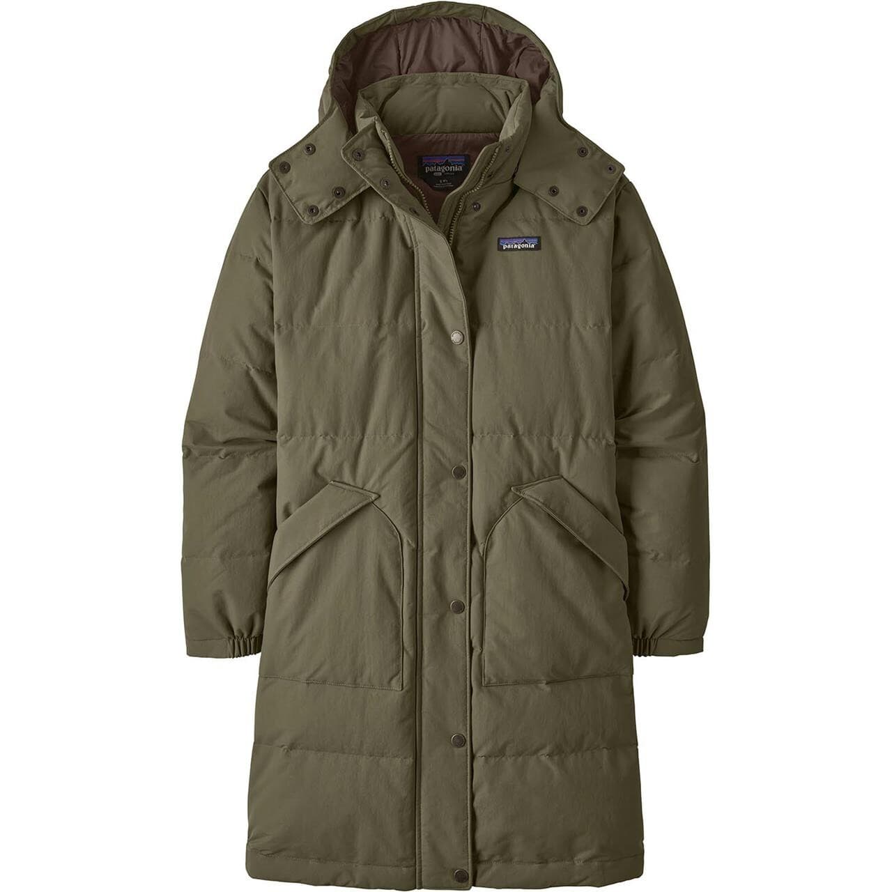 Patagonia Womens Downdrift Parka (Grøn (BASIN GREEN) Small)