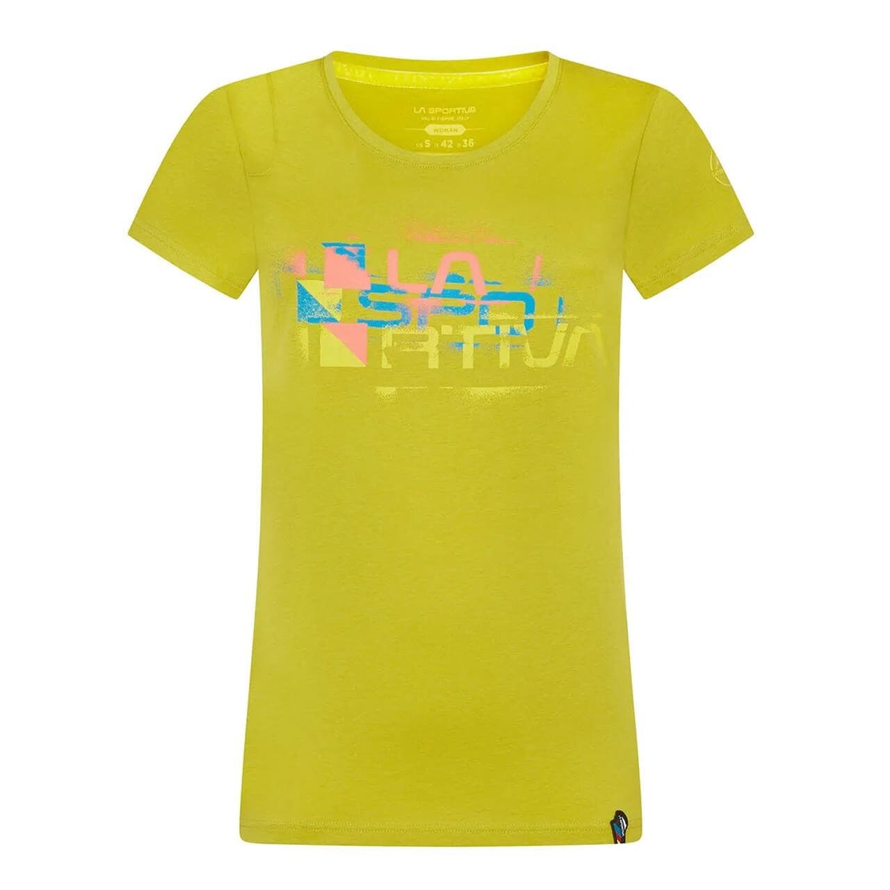 La Sportiva Womens Square Evo T-Shirt (Grøn (KIWI) Small)
