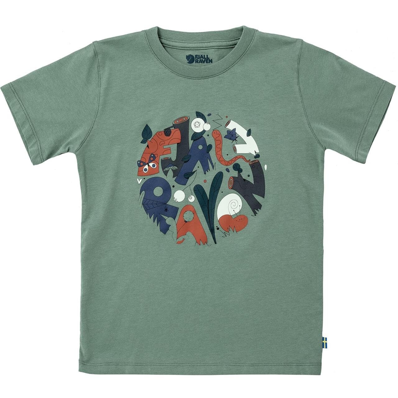 Fjällräven Kids Forest Findings T-shirt (Grøn (PATINA GREEN/614) 152 cm)