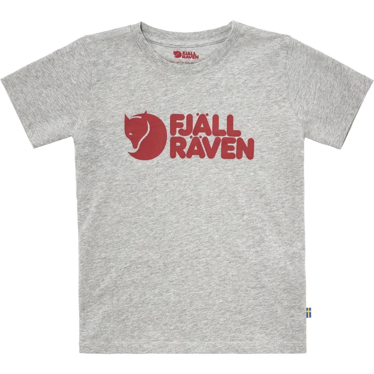 Fjällräven Kids Fjällräven Logo T-shirt (Grå (GREY-MELANGE/020-999) 110 cm)