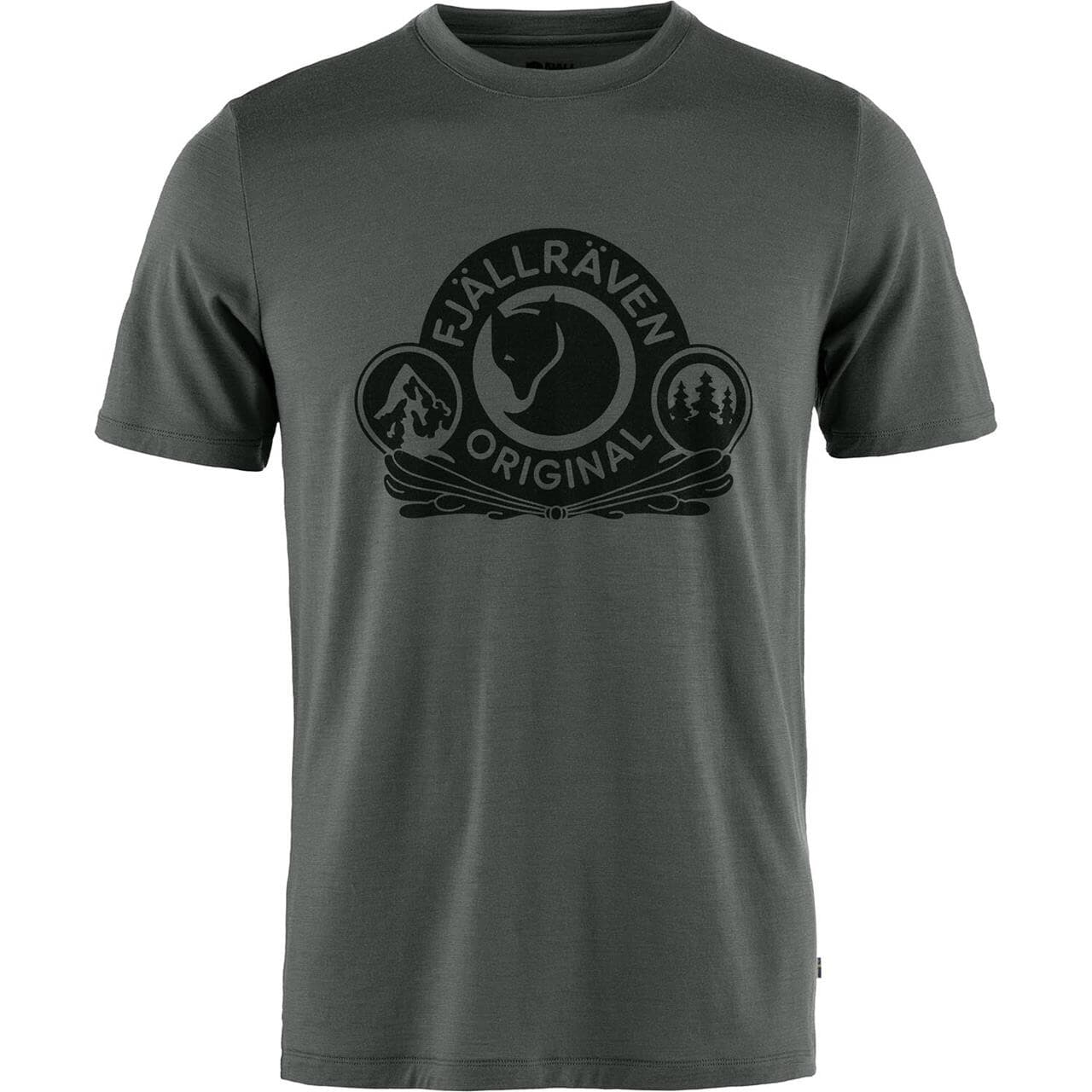 Fjällräven Mens Abisko Wool Classic S/S (Grå (BASALT/050) X-large)