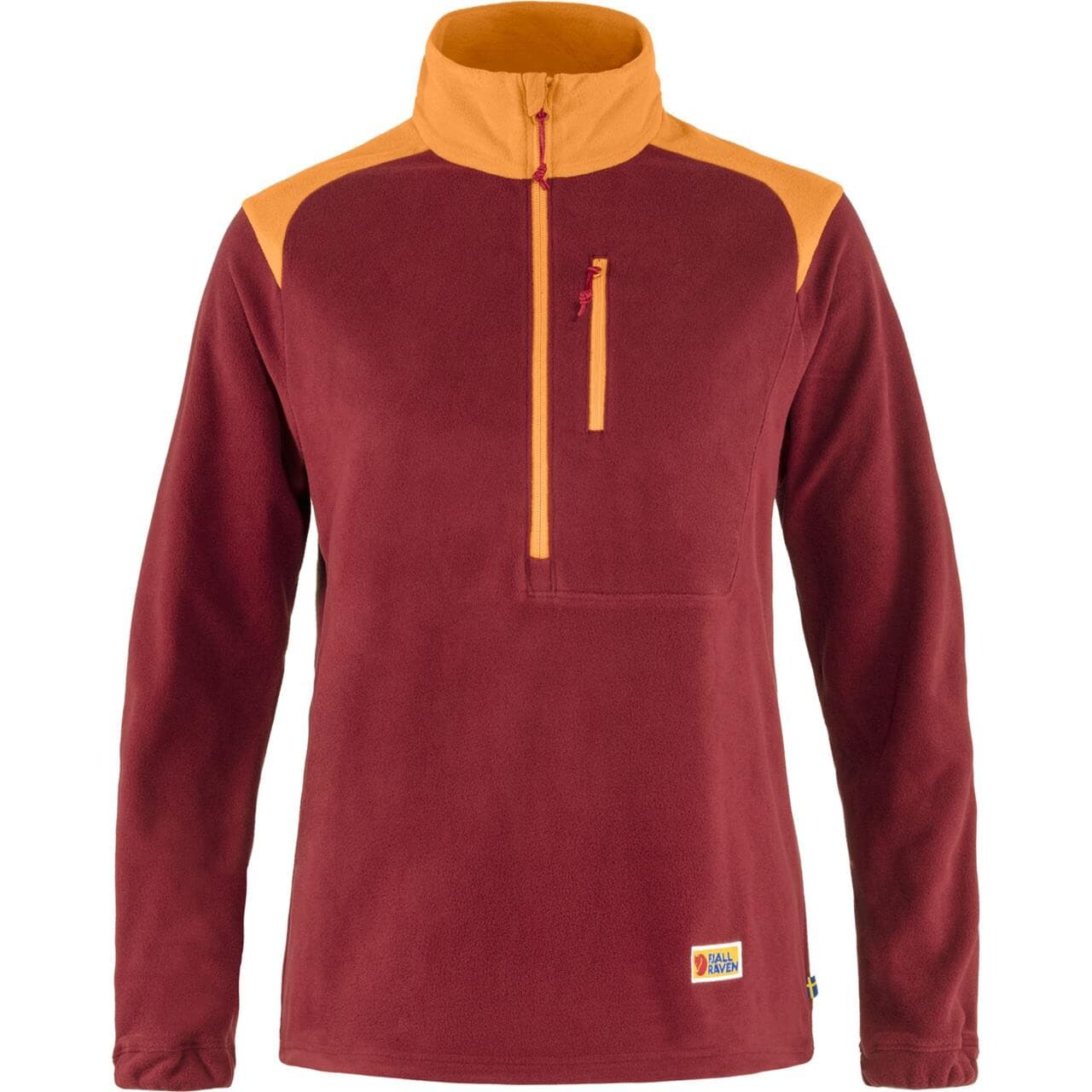 Fjällräven Womens Vardag Lite Fleece (Rød (BORDEAUX-SPICY ORANGE/347-206) XX-small)