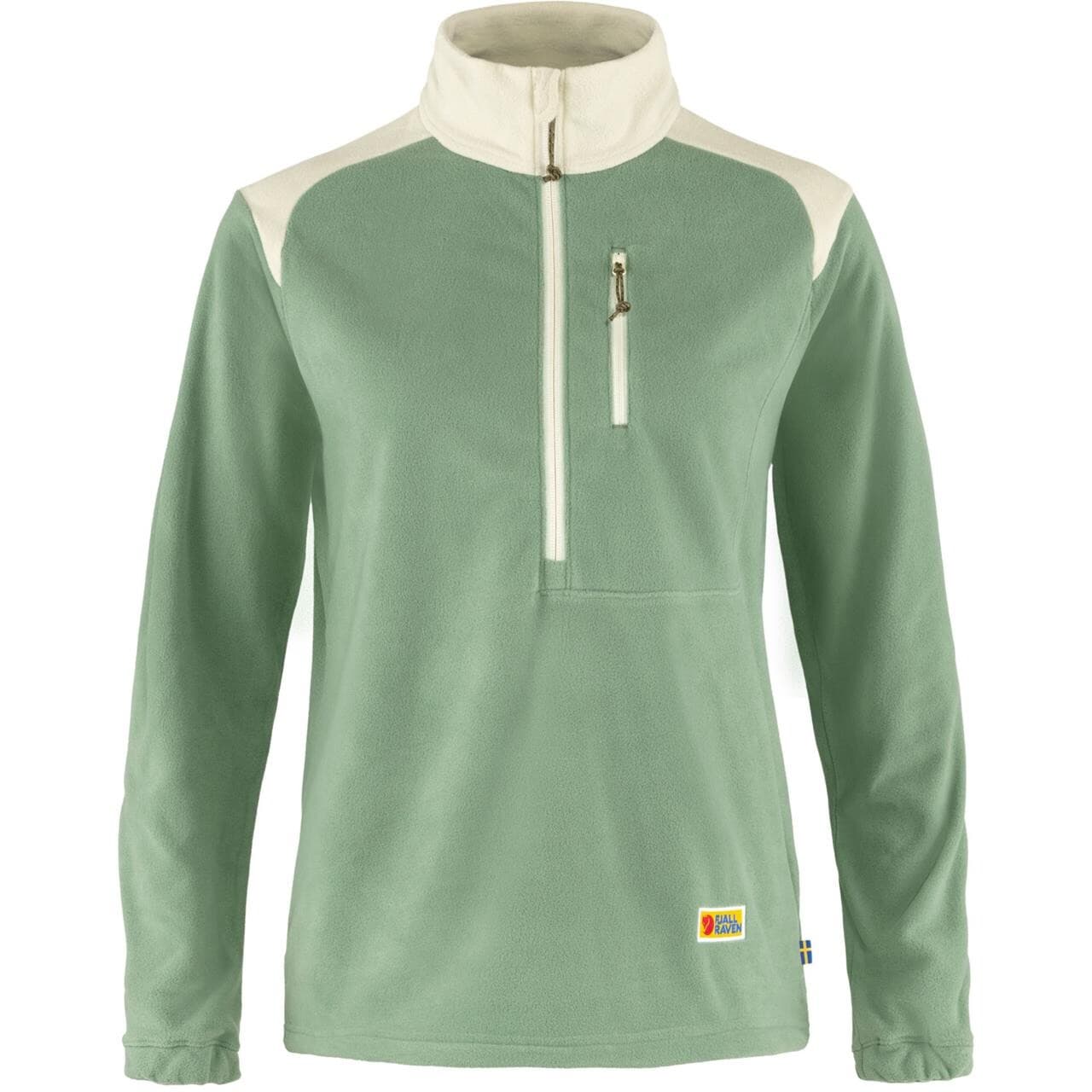Fjällräven Womens Vardag Lite Fleece (Grøn (SAGE GREEN-CHALK WHITE/516-113) X-large)