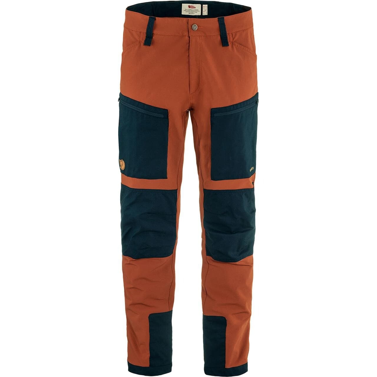 Fjällräven Mens Keb Agile Trousers (Orange (AUTUMN LEAF-DARK NAVY/215-555) 44 kort)