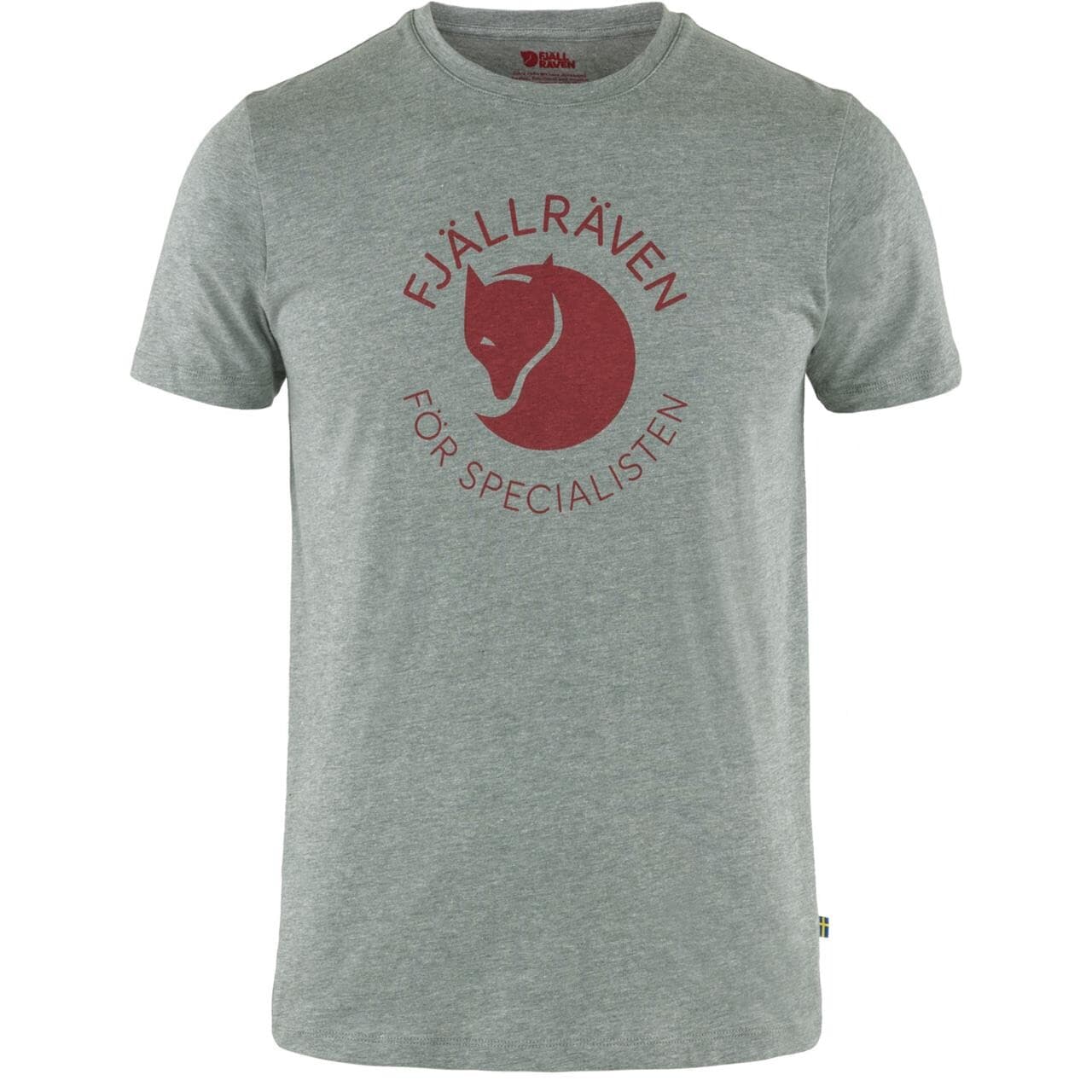 Fjällräven Mens Fjällräven Fox T-shirt (Grå (GREY MELANGE/051) Medium)