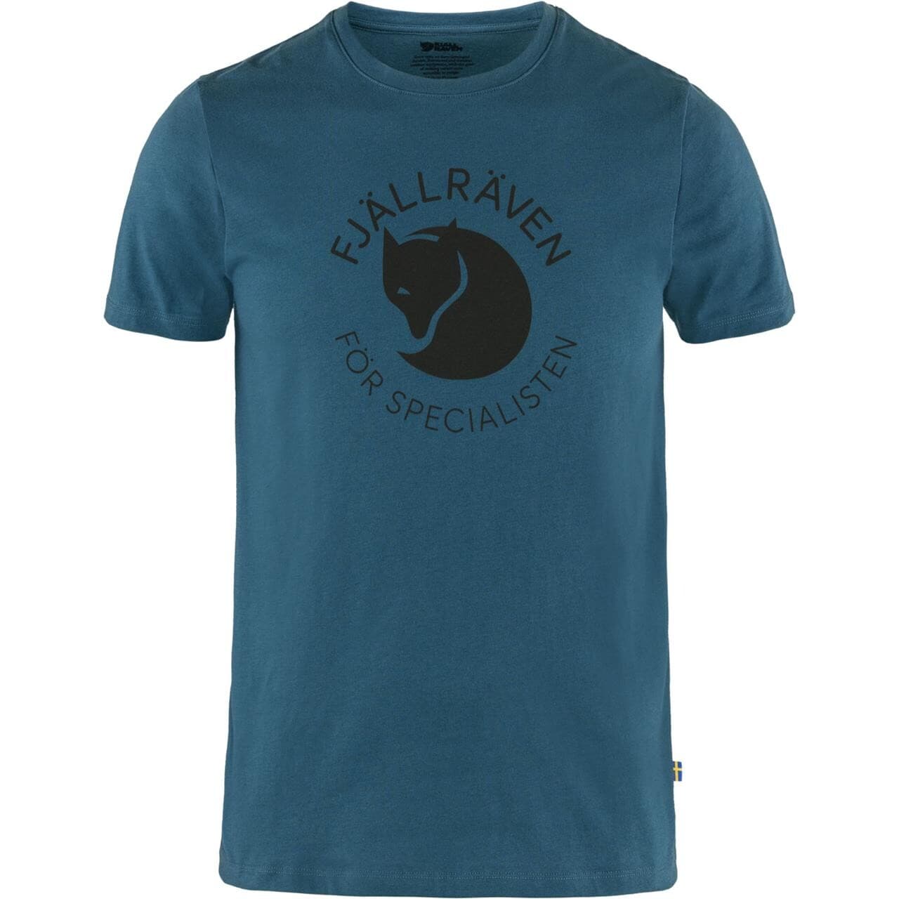 Fjällräven Mens Fjällräven Fox T-shirt (Blå (INDIGO BLUE/534) Large)