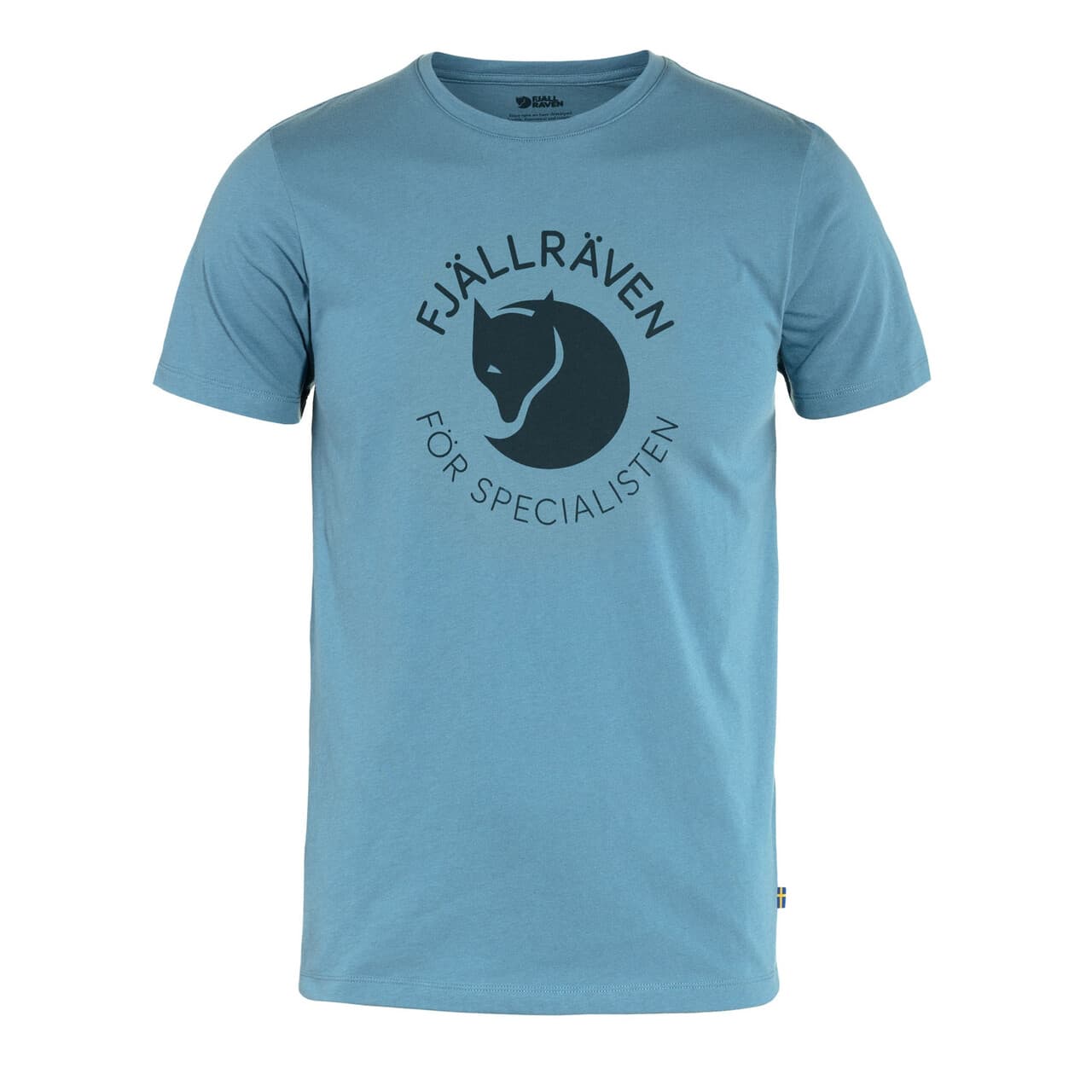 Fjällräven Mens Fjällräven Fox T-shirt (Blå (DAWN BLUE/543) Medium)