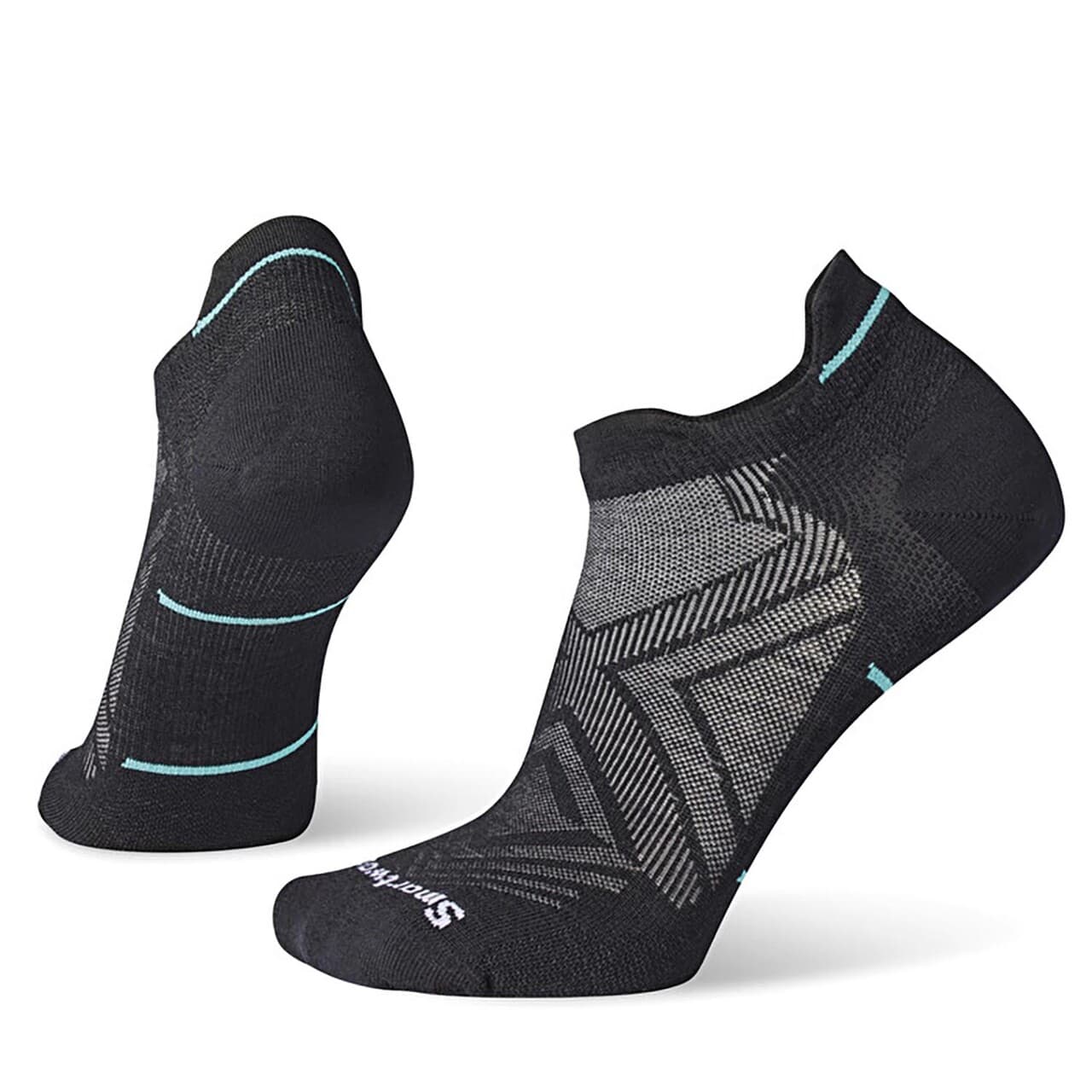 Smartwool Womens Run Zero Cushion Low Ankle (Sort (BLACK) 38-41)