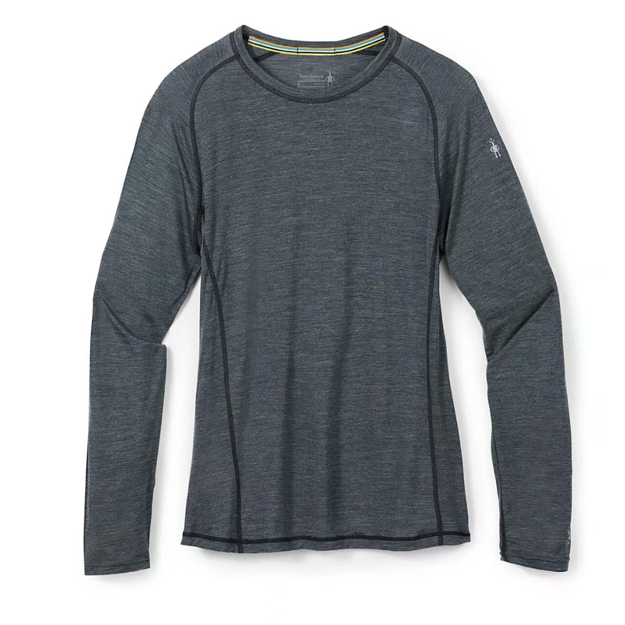 Smartwool Mens Active Ultralite Long Sleeve (Grå (CHARCOAL HEATHER) Small)
