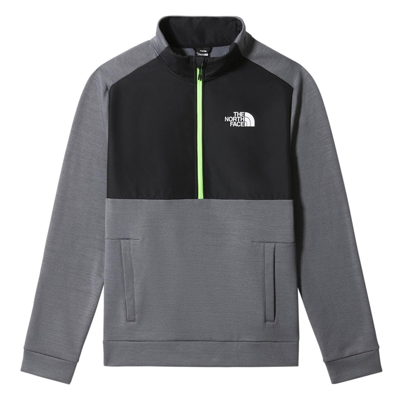 The North Face Mens MA 1/4 Fleece (Grå (VANADIS GREY DK HTHR/TNF BLK) Small)