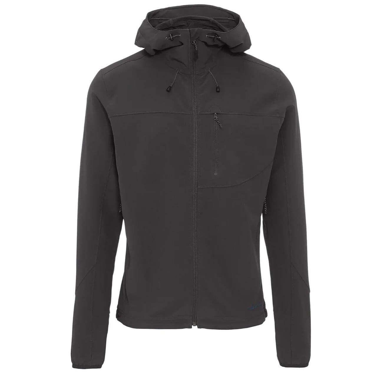 Frilufts Mens Ennskraxn Hooded Softshell Jacket (Sort (CAVIAR) Medium)