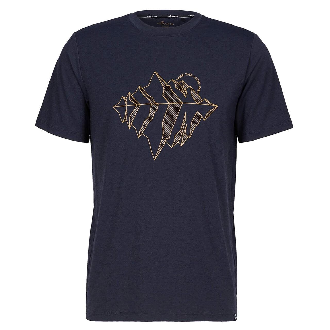 Frilufts Mens Mathraki Printed T-shirt (Blå (DARK SAPPHIRE ICEBERG) Large)